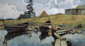 Boats. Yaldom-Lake Загонек